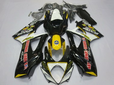 Purchase 2007-2008 Suzuki GSXR 1000 Motorcycle Fairings - White Yellow Red Black Dunlop Canada