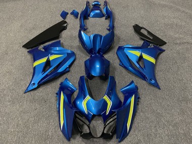 Purchase 2017-2024 Suzuki GSXR 1000 Motorcycle Fairings - Blue Yellow Style Canada
