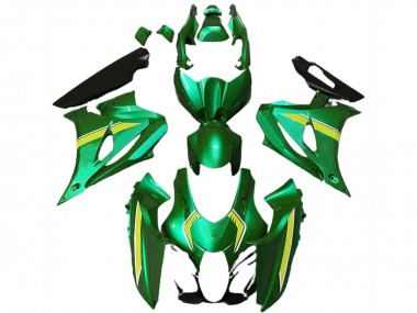 Purchase 2017-2024 Suzuki GSXR 1000 Motorcycle Fairings - Green Yellow Style Canada