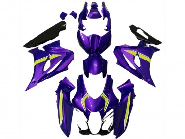 Purchase 2017-2024 Suzuki GSXR 1000 Motorcycle Fairings - Purple Yellow Style Canada
