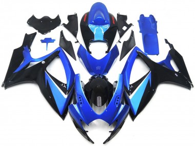 Purchase 2006-2007 Suzuki GSXR 600 / GSXR 750 Motorcycle Fairings - Blue Black Red Stripe Canada