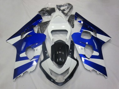 Purchase 2004-2005 Suzuki GSXR 600 / GSXR 750 Motorcycle Fairings - White Blue Black OEM Style Canada