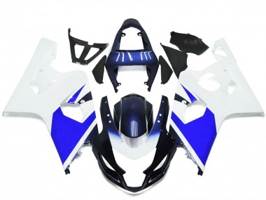 Purchase 2004-2005 Suzuki GSXR 600 / GSXR 750 Motorcycle Fairings - White Blue Canada