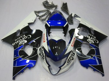 Purchase 2004-2005 Suzuki GSXR 600 / GSXR 750 Motorcycle Fairings - White Blue Black Corona Motul Canada
