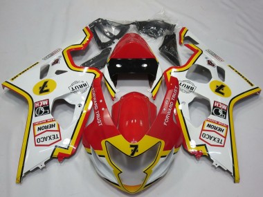 Purchase 2004-2005 Suzuki GSXR 600 / GSXR 750 Motorcycle Fairings - White Red Yellow Canada