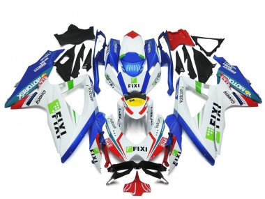 Purchase 2008-2010 Suzuki GSXR 600 / GSXR 750 Motorcycle Fairings - White Blue Green Yellow Red Fixi Canada