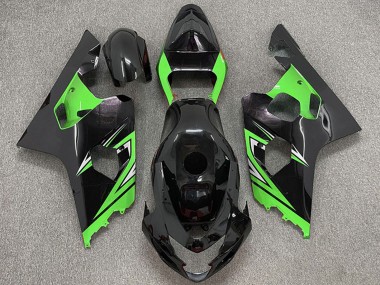 Purchase 2004-2005 Suzuki GSXR 600 / GSXR 750 Motorcycle Fairings - Glossy Black Green Canada