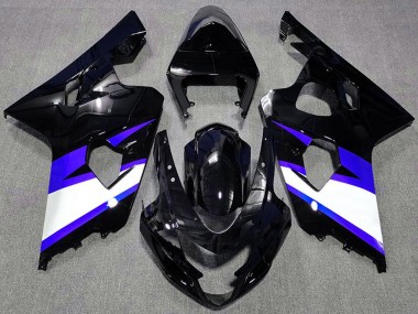 Purchase 2004-2005 Suzuki GSXR 600 / GSXR 750 Motorcycle Fairings - Glossy Black Blue White Canada