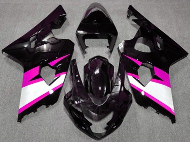 Purchase 2004-2005 Suzuki GSXR 600 / GSXR 750 Motorcycle Fairings - Glossy Black Pink White Canada