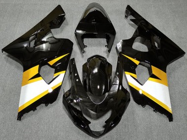 Purchase 2004-2005 Suzuki GSXR 600 / GSXR 750 Motorcycle Fairings - Glossy Black Yellow White Canada