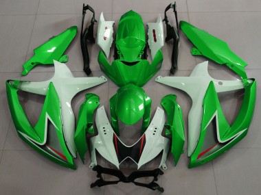 Purchase 2008-2010 Suzuki GSXR 600 / GSXR 750 Motorcycle Fairings - White Green Black Red Canada