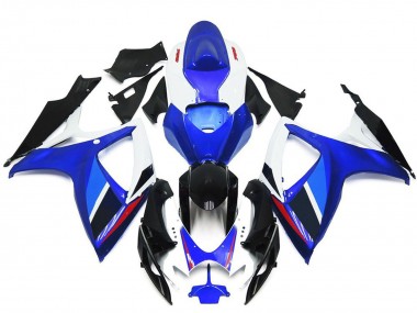 Purchase 2006-2007 Suzuki GSXR 600 / GSXR 750 Motorcycle Fairings - Blue White Red Glossy Black OEM Style Canada