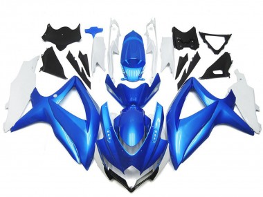 Purchase 2008-2010 Suzuki GSXR 600 / GSXR 750 Motorcycle Fairings - White Light Blue Canada