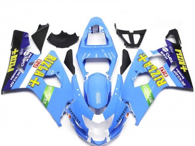 Purchase 2004-2005 Suzuki GSXR 600 / GSXR 750 Motorcycle Fairings - Light Blue Green Yellow Rizla Style Canada