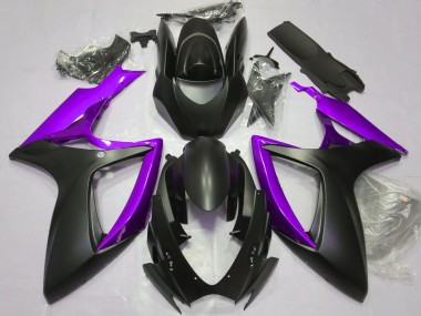 Purchase 2006-2007 Suzuki GSXR 600 / GSXR 750 Motorcycle Fairings - Matte Black Purple Canada