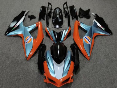 Purchase 2008-2010 Suzuki GSXR 600 / GSXR 750 Motorcycle Fairings - Orange Blue Black Gulf Canada