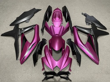 Purchase 2008-2010 Suzuki GSXR 600 / GSXR 750 Motorcycle Fairings - Purple Matte Black Canada
