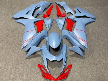 Purchase 2011-2024 Suzuki GSXR 600 / GSXR 750 Motorcycle Fairings - Matte Sky Blue Red Canada