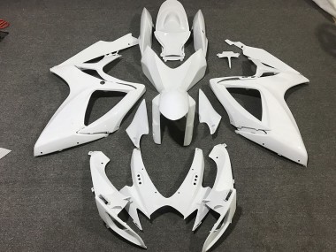 Purchase 2006-2007 Suzuki GSXR 600 / GSXR 750 Motorcycle Fairings - White Canada