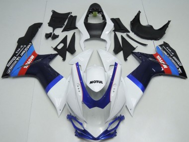 Purchase 2011-2024 Suzuki GSXR 600 / GSXR 750 Motorcycle Fairings - White Blue Black Red Motul Canada