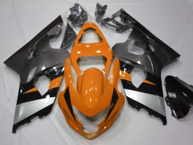 Purchase 2004-2005 Suzuki GSXR 600 / GSXR 750 Motorcycle Fairings - Orange Silver Canada