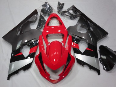 Purchase 2004-2005 Suzuki GSXR 600 / GSXR 750 Motorcycle Fairings - Red Silver Black Canada