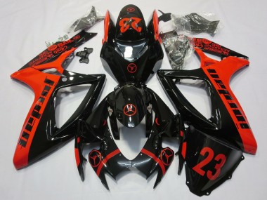 Purchase 2006-2007 Suzuki GSXR 600 / GSXR 750 Motorcycle Fairings - Red Glossy Black Jordan 23 Canada