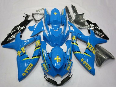 Purchase 2008-2010 Suzuki GSXR 600 / GSXR 750 Motorcycle Fairings - Blue Black Gold Rizla Canada