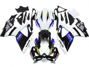 Purchase 2008-2010 Suzuki GSXR 600 / GSXR 750 Motorcycle Fairings - White Blue Yellow Black Viru Canada