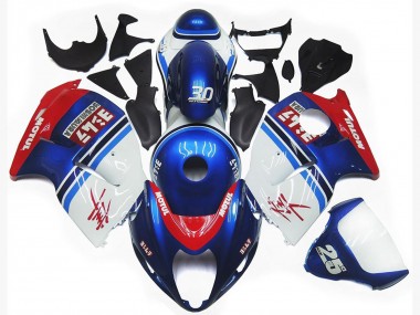 Purchase 1996-2007 Suzuki GSXR 1300 Motorcycle Fairings - White Blue Red Motul Canada