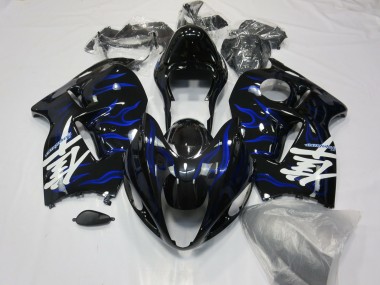 Purchase 1996-2007 Suzuki GSXR 1300 Motorcycle Fairings - Blue Swirl Canada