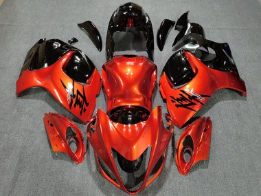 Purchase 2008-2020 Suzuki GSXR 1300 Motorcycle Fairings - Candy Orange Glossy Black Canada
