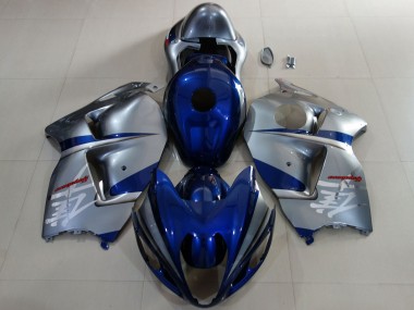 Purchase 1996-2007 Suzuki GSXR 1300 Motorcycle Fairings - Deep Blue Silver Canada