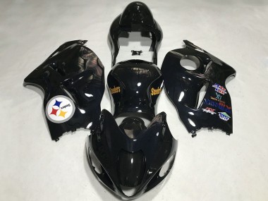 Purchase 1996-2007 Suzuki GSXR 1300 Motorcycle Fairings - Glossy Black Team Logo Canada