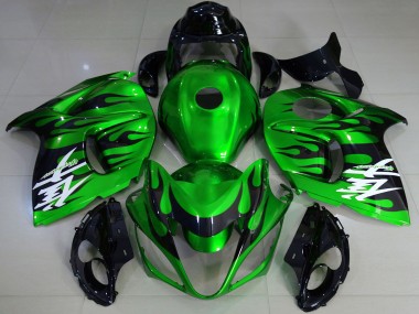 Purchase 2008-2020 Suzuki GSXR 1300 Motorcycle Fairings - Glossy Green Black Canada