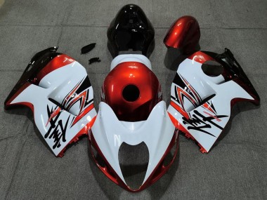 Purchase 1996-2007 Suzuki GSXR 1300 Motorcycle Fairings - White Orange Canada