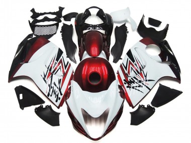 Purchase 2008-2020 Suzuki GSXR 1300 Motorcycle Fairings - Glossy White Deep Red Canada