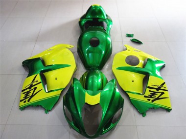 Purchase 1996-2007 Suzuki GSXR 1300 Motorcycle Fairings - Green and Yellow Canada