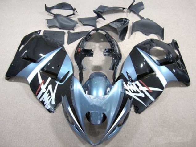 1996-2007 Suzuki GSXR 1300 Motorcycle Fairings - Light Blue and Black Canada