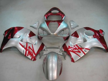 Purchase 1996-2007 Suzuki GSXR 1300 Motorcycle Fairings - Silver Red Canada