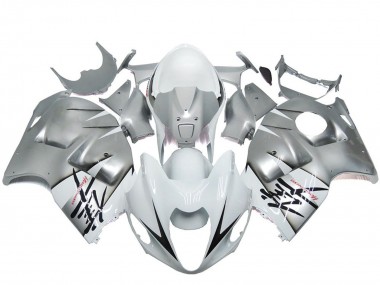 Purchase 1996-2007 Suzuki GSXR 1300 Motorcycle Fairings - Silver White OEM Style Canada