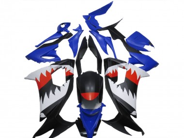 Purchase 2008-2010 Kawasaki ZX10R Motorcycle Fairings - Blue Black White Red Shark Canada