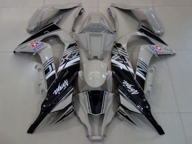 Purchase 2011-2015 Kawasaki ZX10R Motorcycle Fairings - Grey White Black Canada