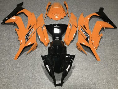 Purchase 2011-2015 Kawasaki ZX10R Motorcycle Fairings - Orange Glossy Black Canada