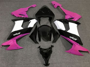Purchase 2008-2010 Kawasaki ZX10R Motorcycle Fairings - Glossy Pink Black and White Canada