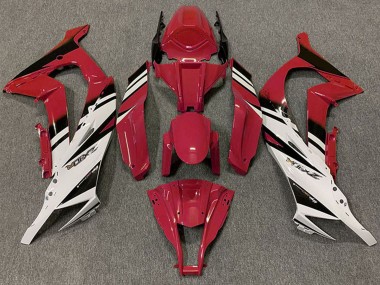 Purchase 2011-2015 Kawasaki ZX10R Motorcycle Fairings - Maroon Red White Black Canada
