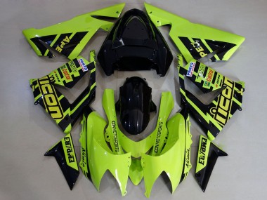 Purchase 2004-2005 Kawasaki ZX10R Motorcycle Fairings - High Viz Yellow and Black Canada