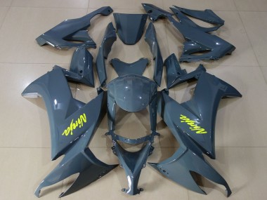 Purchase 2008-2010 Kawasaki ZX10R Motorcycle Fairings - Dark Nardo Grey High Viz Yellow Canada