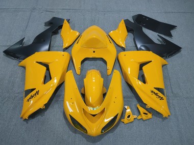 Purchase 2006-2007 Kawasaki ZX10R Motorcycle Fairings - Yellow Black Ninja Canada