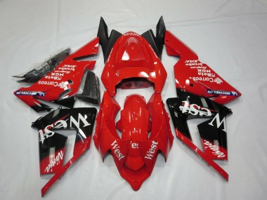 Purchase 2004-2005 Kawasaki ZX10R Motorcycle Fairings - Red West Canada
